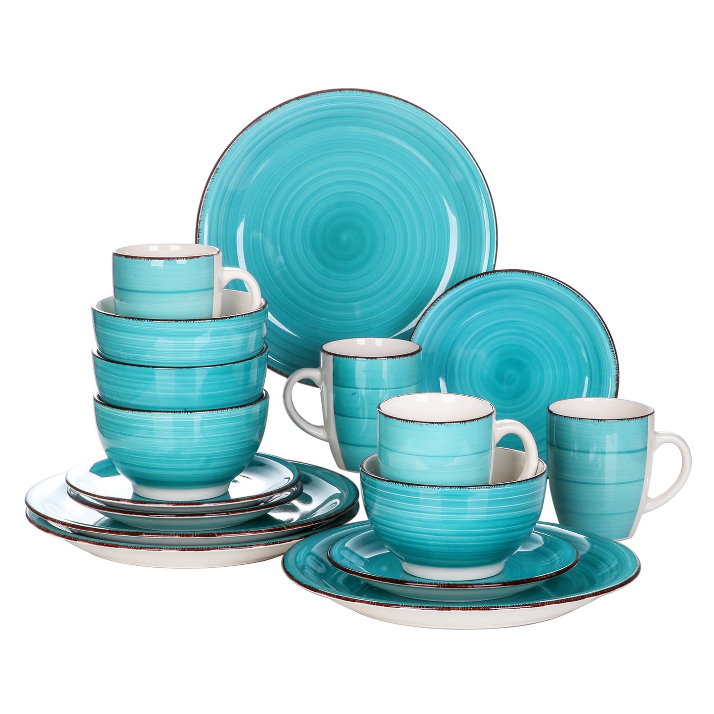 16/32 PCS Porcelain Dinner Set Mix-Color