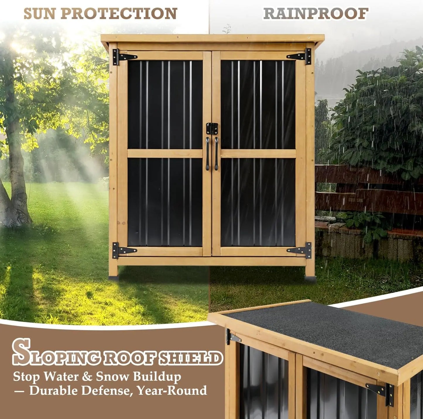 Outdoor Garden Storage Shed or Cabinet