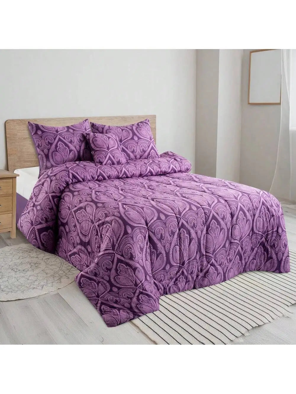 Reversible 5pc Comforter Set
