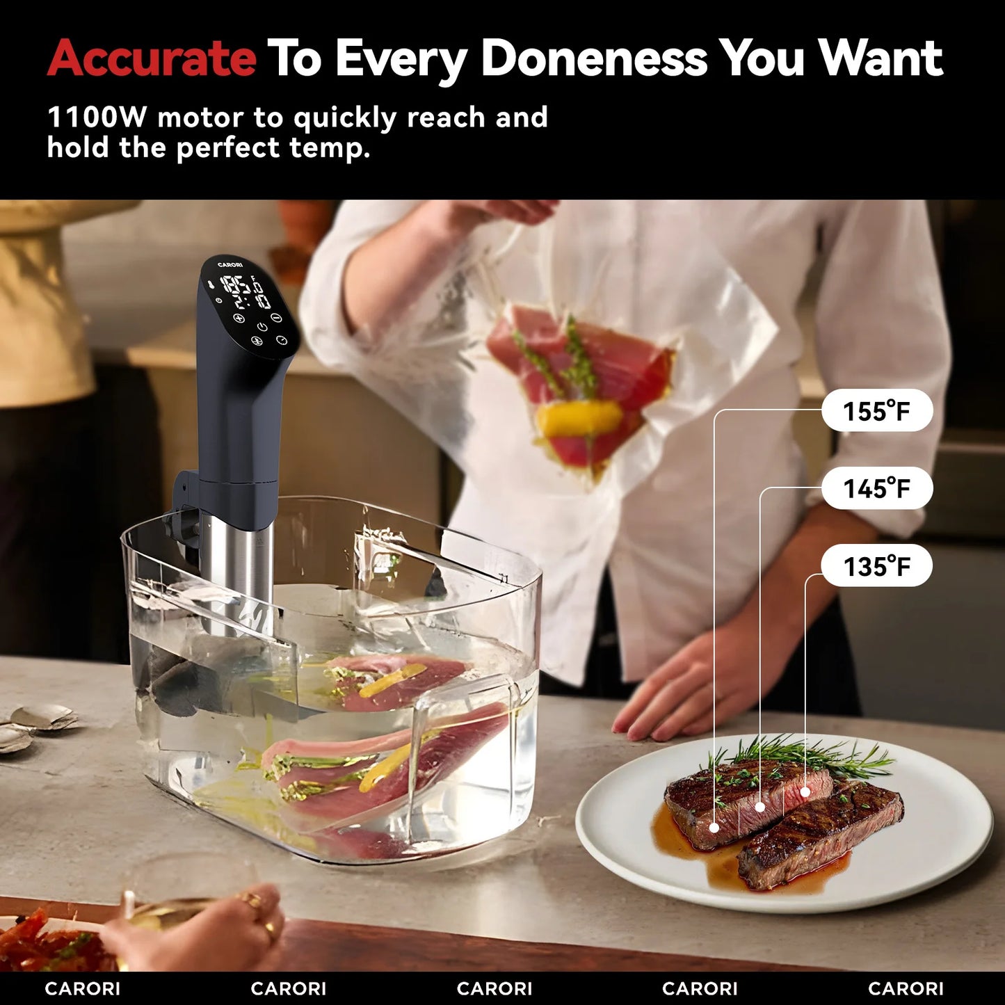Sous Vide Machine 1100W,  Immersion Circulator