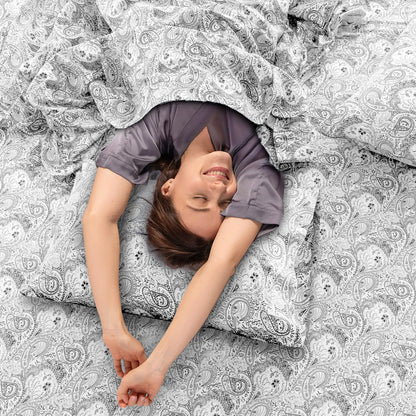 4-Piece Paisley Bed Sheet Set