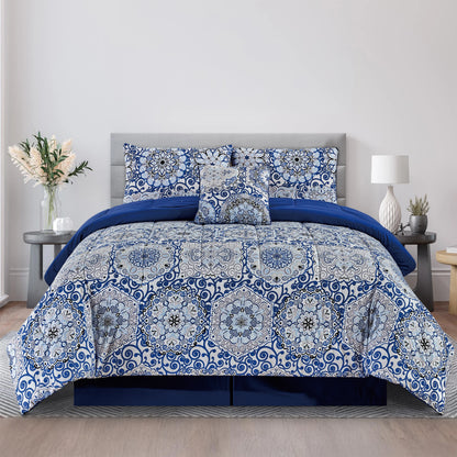 Reversible 5pc Comforter Set