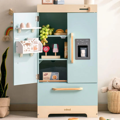 Wooden Kitchen Fridge with Ice Dispenser
