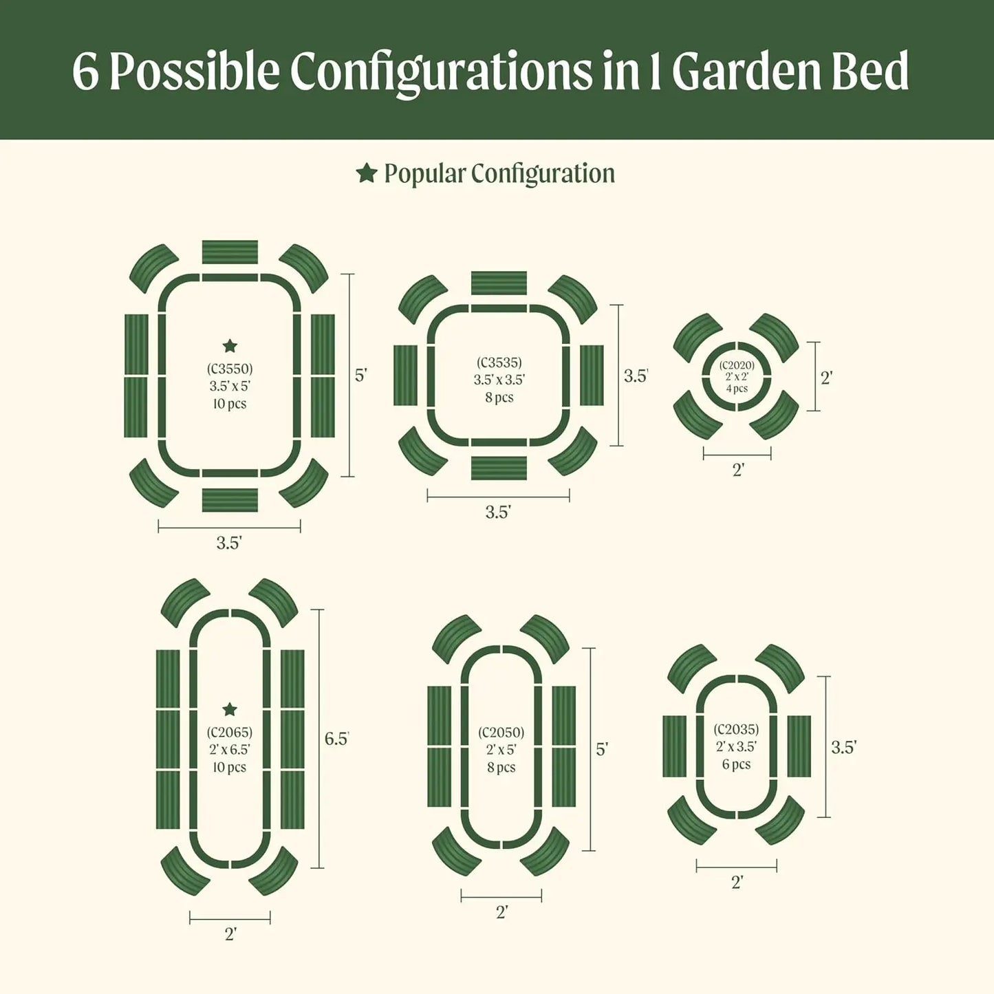 Modular Metal Raised Garden Bed Kit