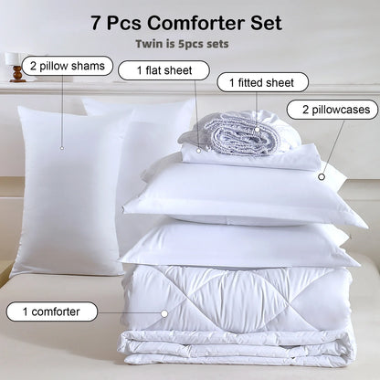 5pcs/7pcs Bedding Sets Home Decor Comforter