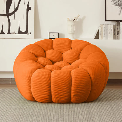 Oversized Football-Shaped Boneless Bubble Chair