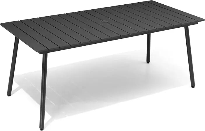 70inch Outdoor Dining Table for 6