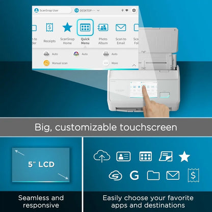 High-Speed Cloud-Enabled  Wireless  & USB-C Scanner