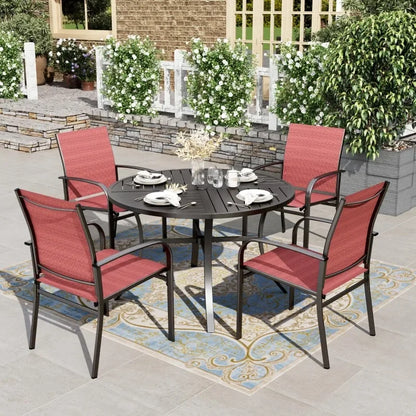 7 Piece Patio Table and Chairs for 6