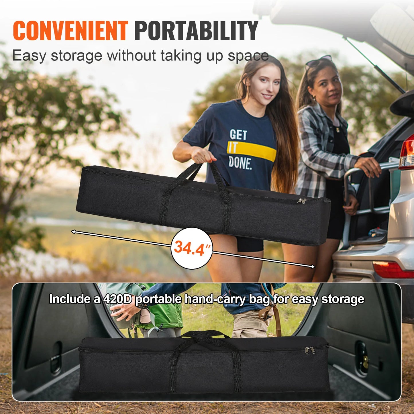 Projector Movie Screen w/ Stand 150in