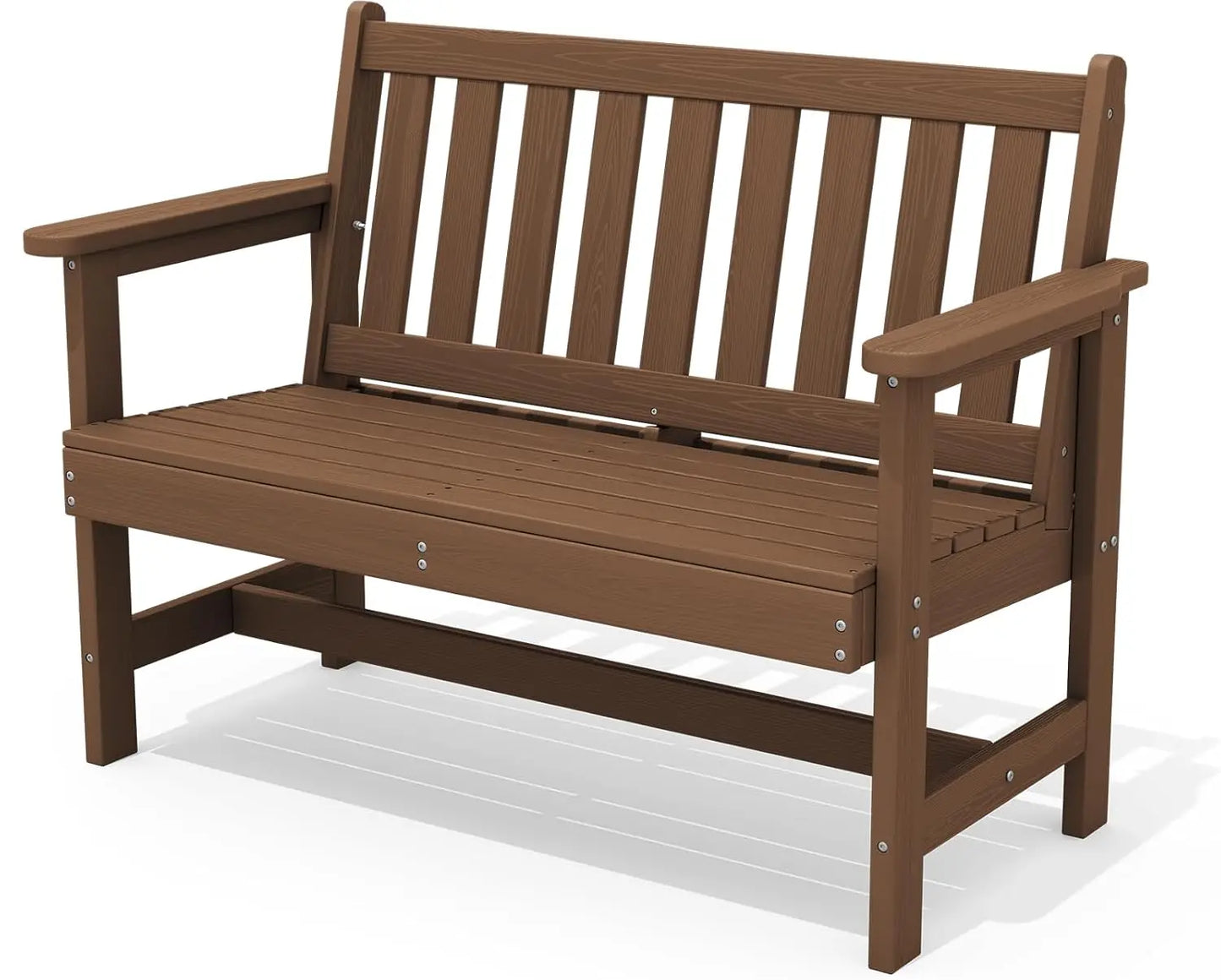 2-Person Outdoor Weatherproof HDPE Garden Bench