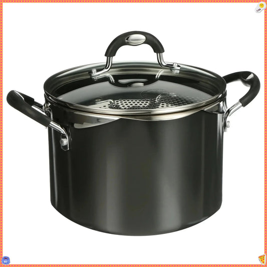 6QT Pasta Pot with Lock & Drain Lid