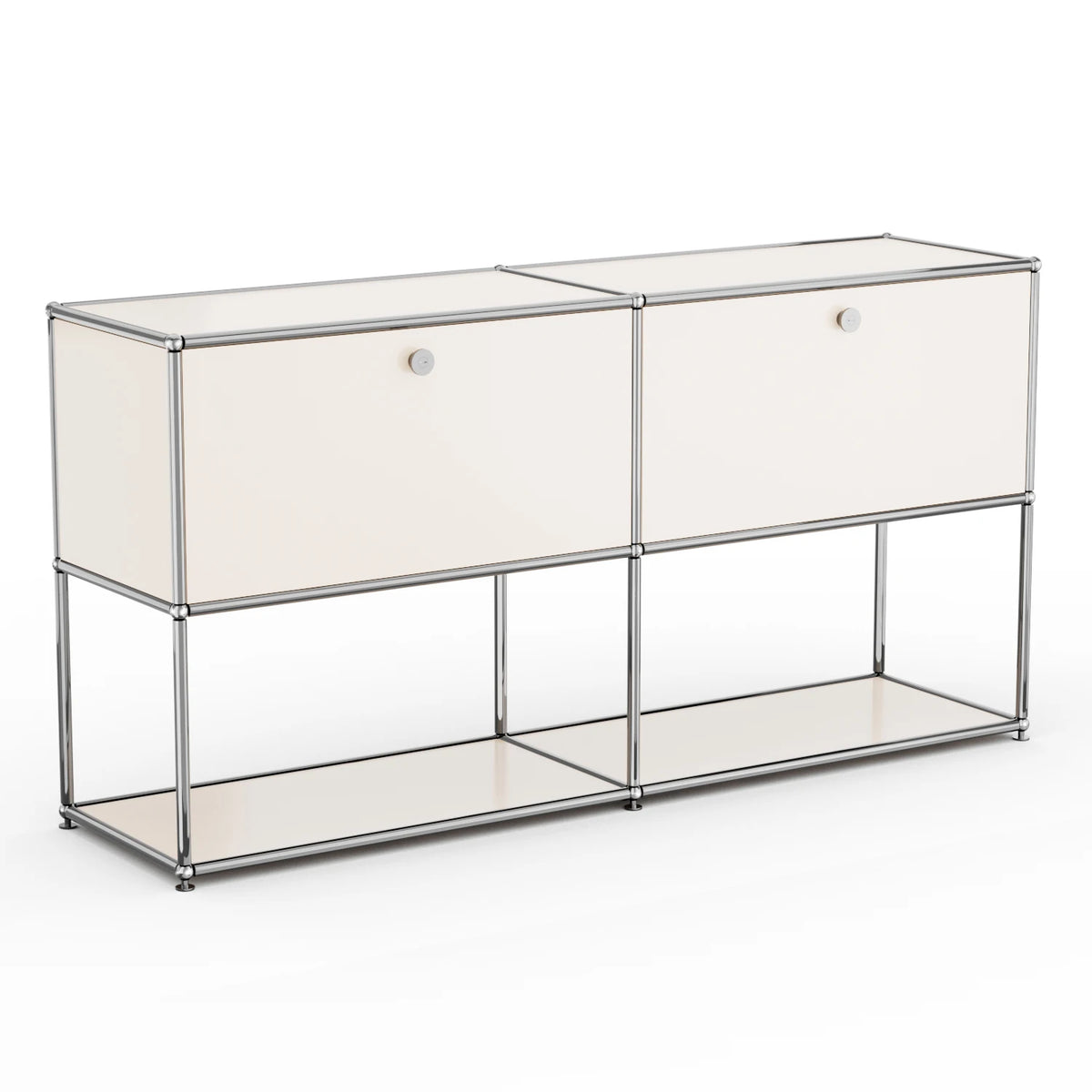 File Cabinet with Stainless Steel Frame