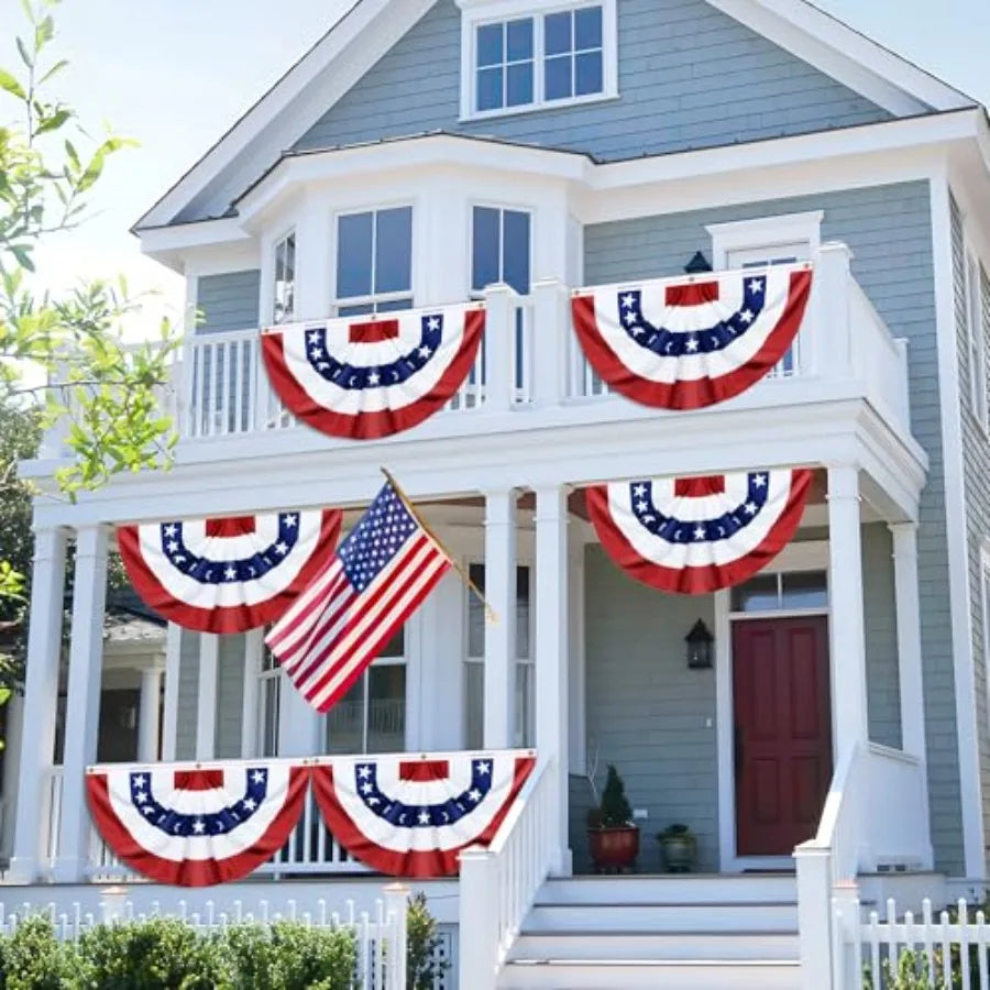 4th of July Large Size American Bunting Flag
