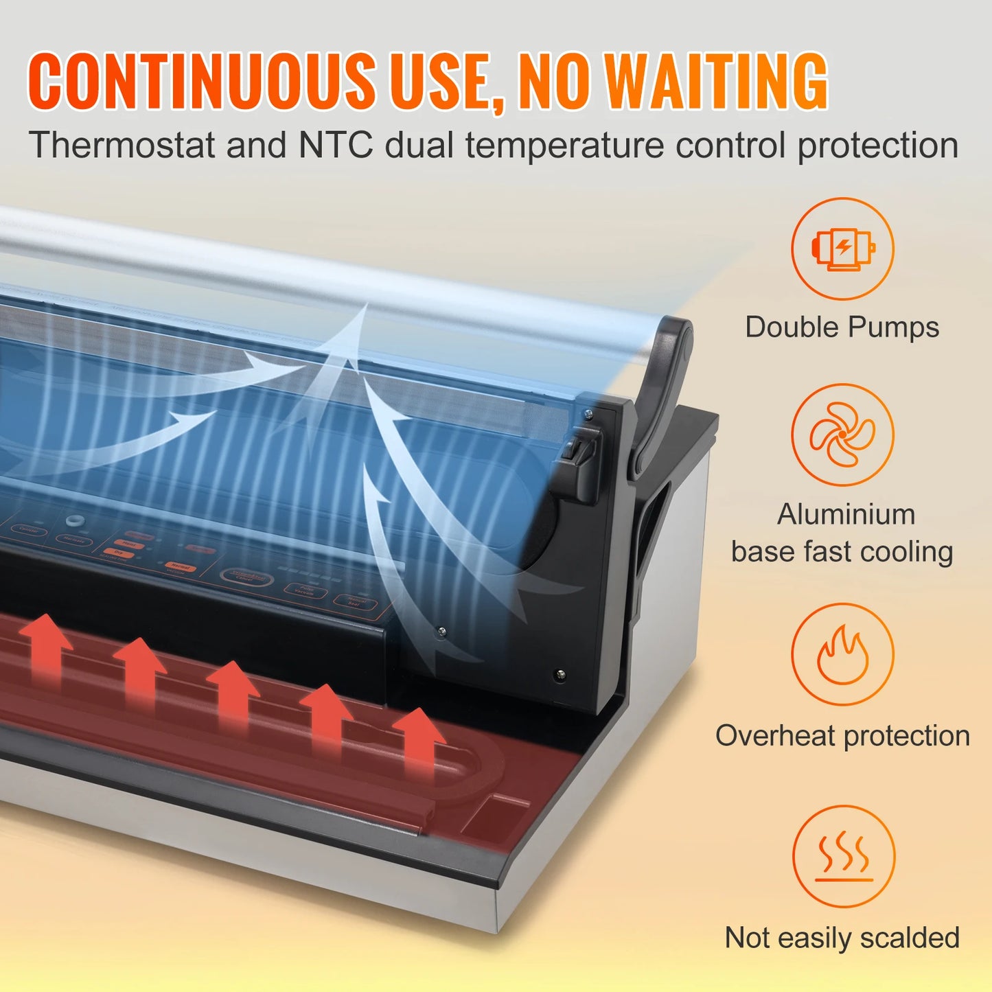 Commercial Food Packaging Vacuum Sealer