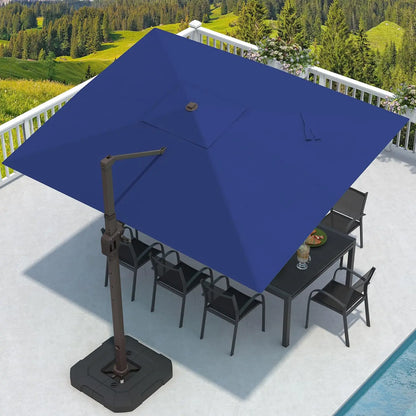9' X 12' Cantilever Umbrella with Base