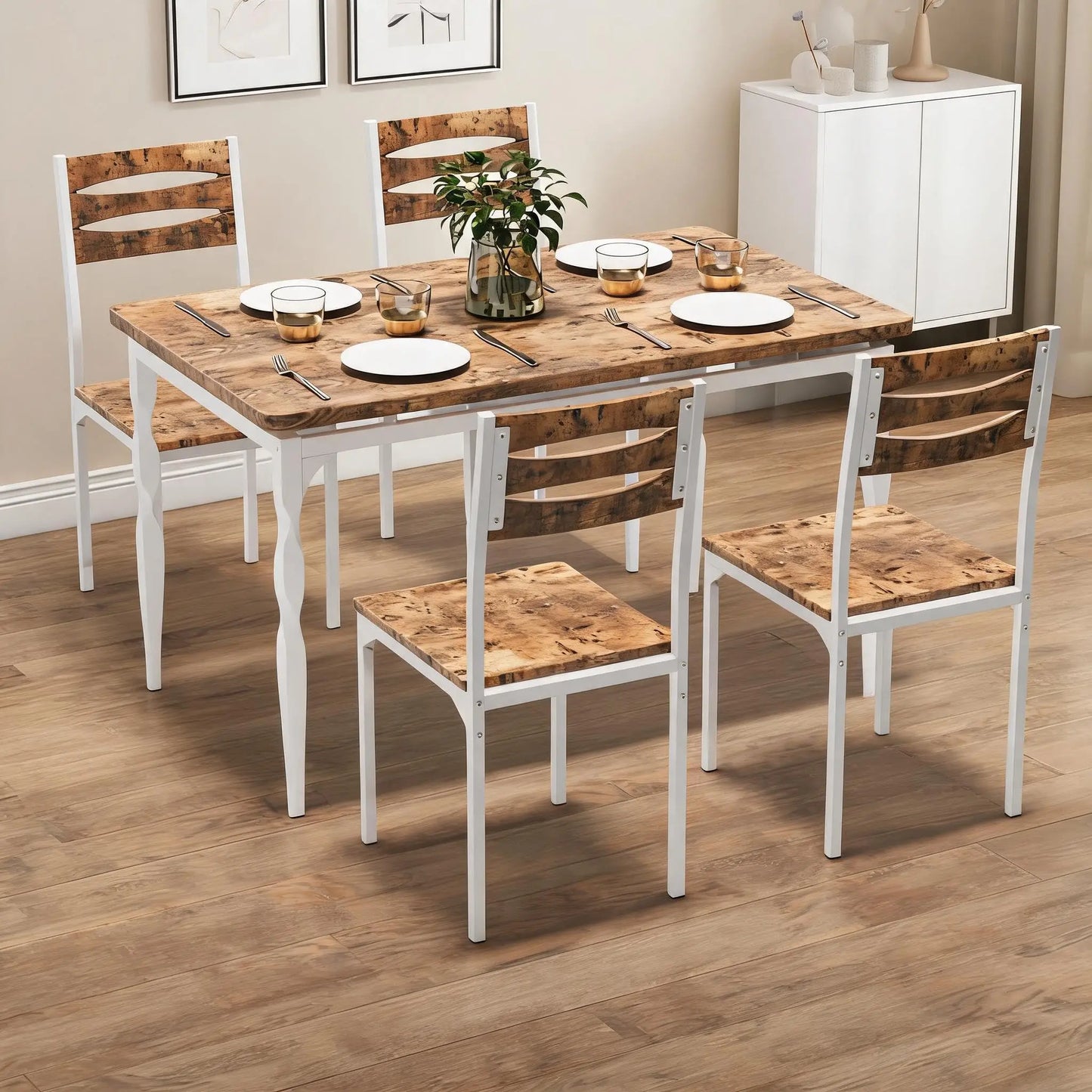 5 Piece Dining Table Set For Small Spaces