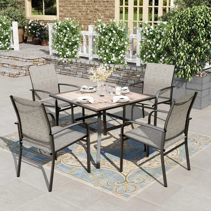 7 Piece Patio Table and Chairs for 6