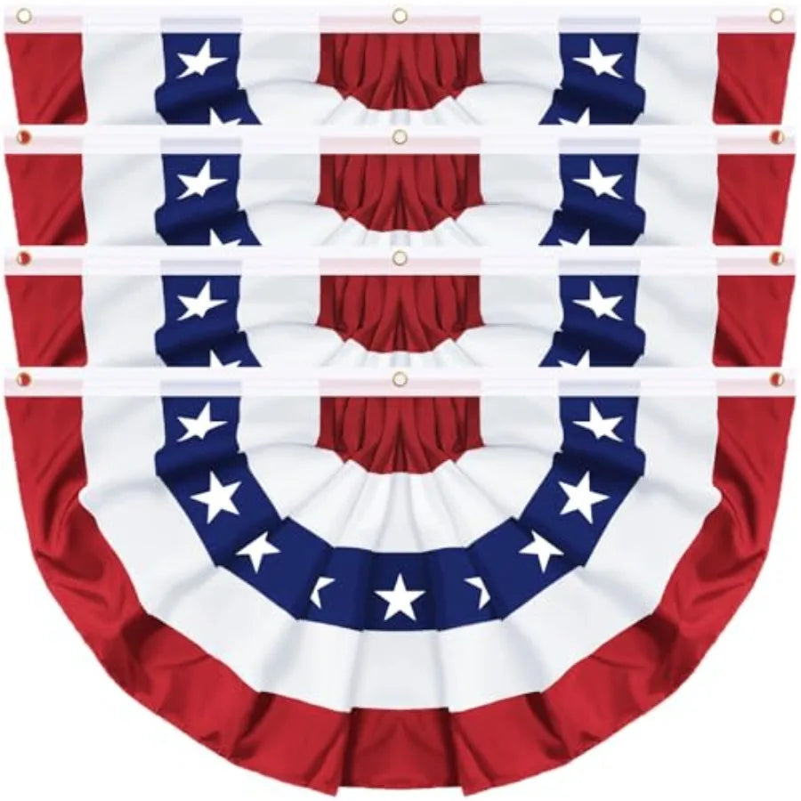 4th of July Large Size American Bunting Flag