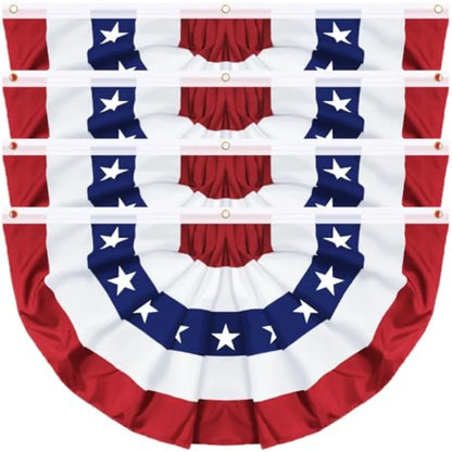 4th of July Large Size American Bunting Flag
