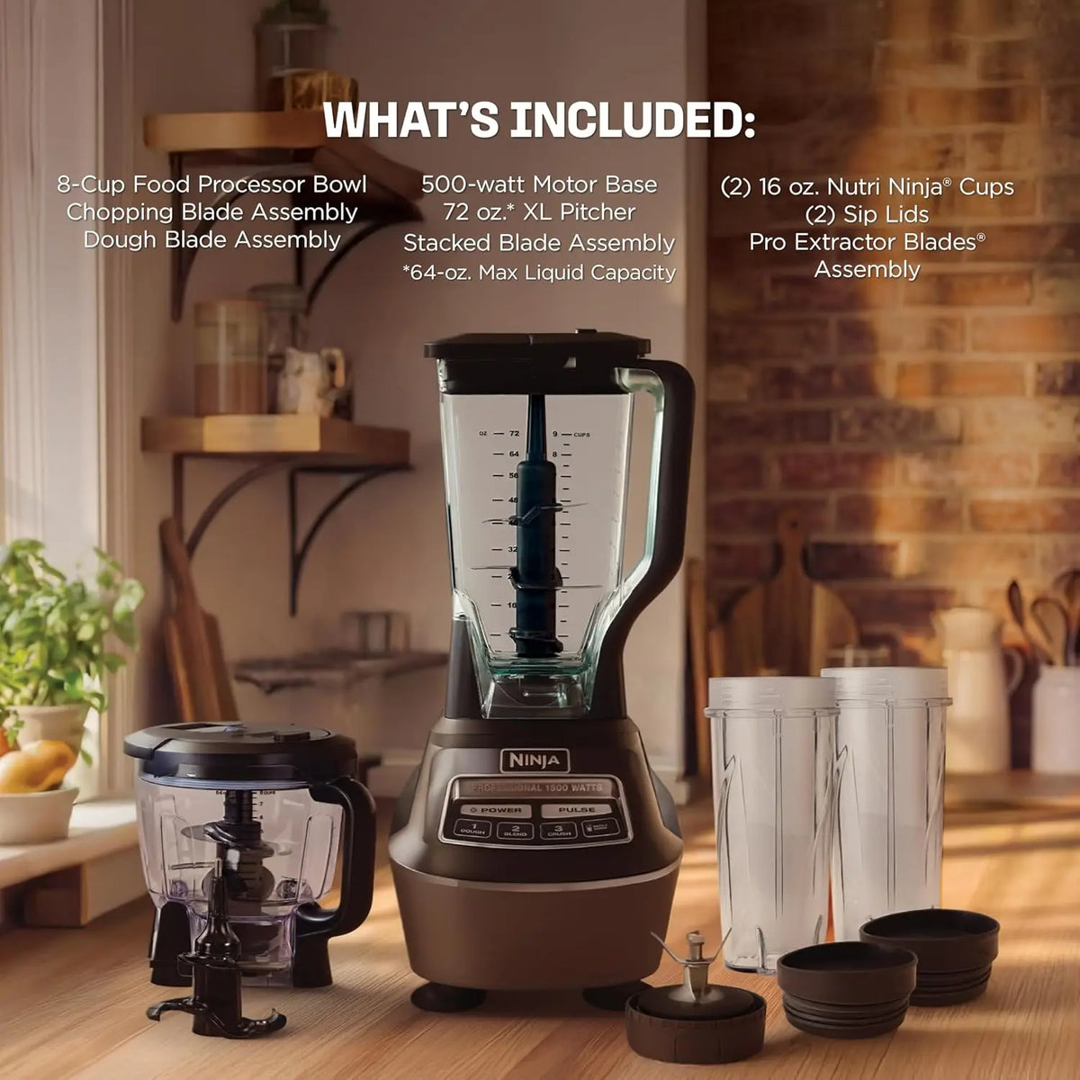 Multi-functional food processor/blender