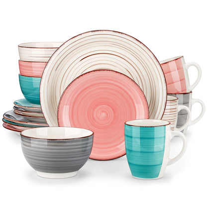 16/32 PCS Porcelain Dinner Set Mix-Color