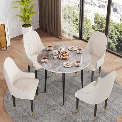 32"  Stone Round Dining Table Only