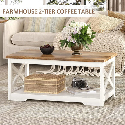 3-Piece Farmhouse Living Room Table Sets
