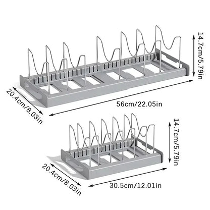 Expandable Kitchen Pot/Pan Organizer