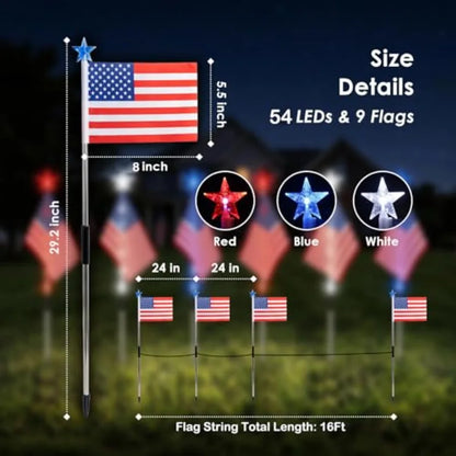 American Flag for Outside 4th of July Decorations