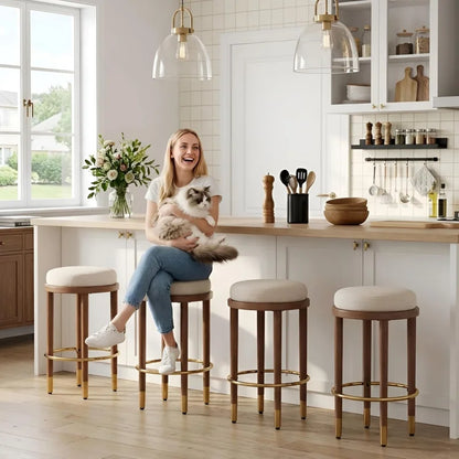 Set of 4 Counter Height Bar Stools