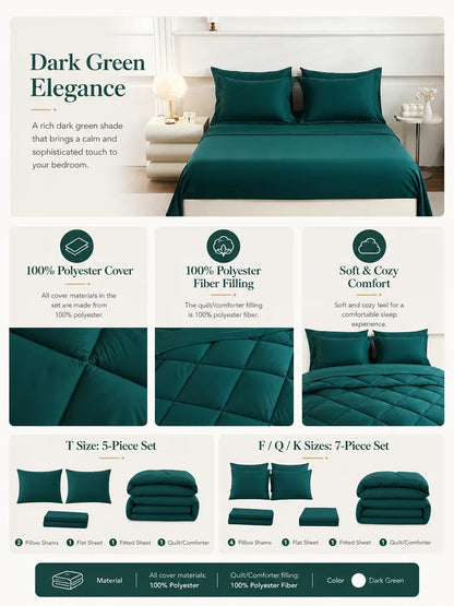 5pcs/7pcs Bedding Sets Home Decor Comforter