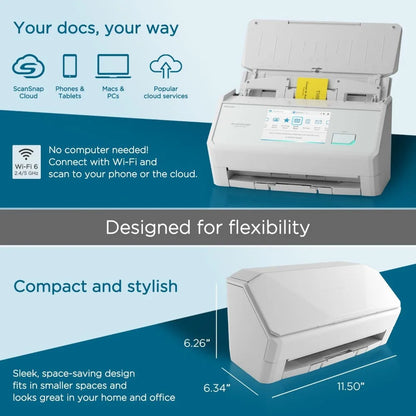 High-Speed Cloud-Enabled  Wireless  & USB-C Scanner