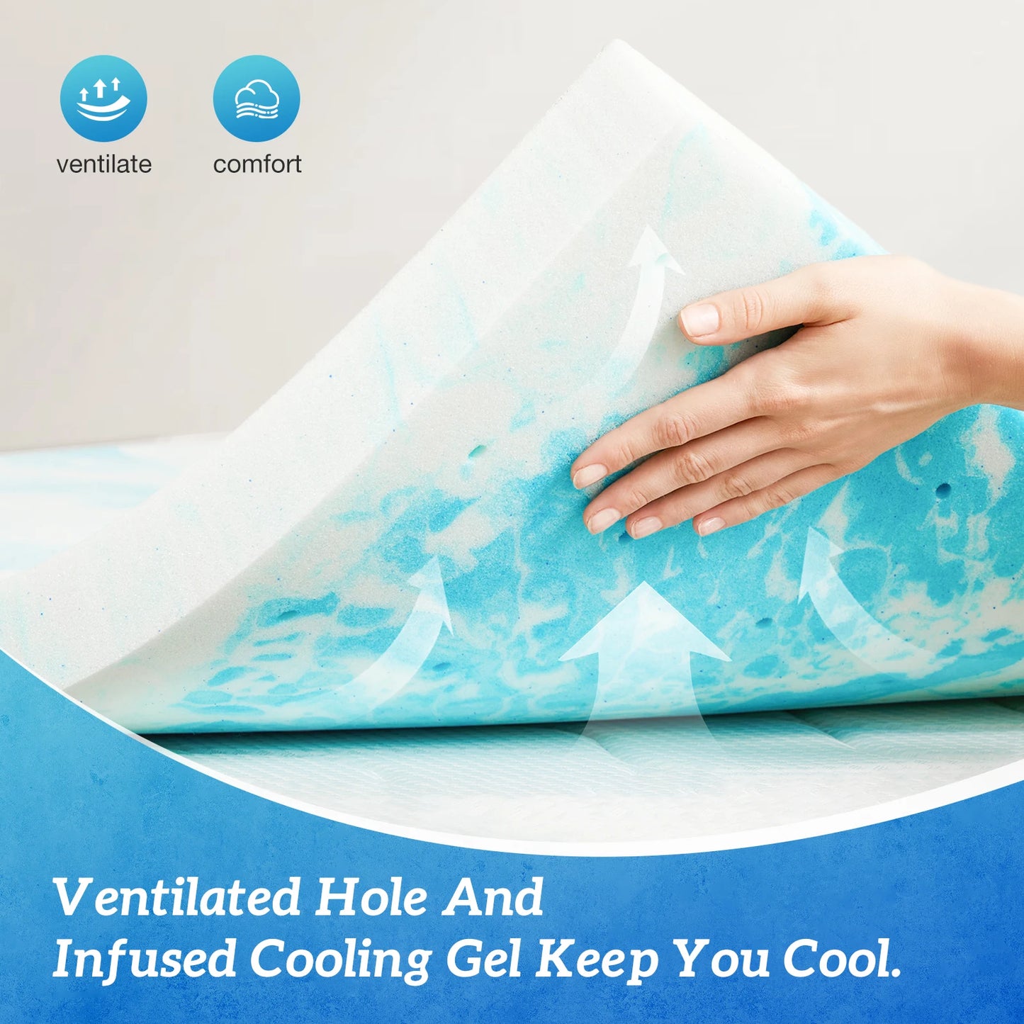 2 Inch Soft Bed Mattress  Memory Foam
