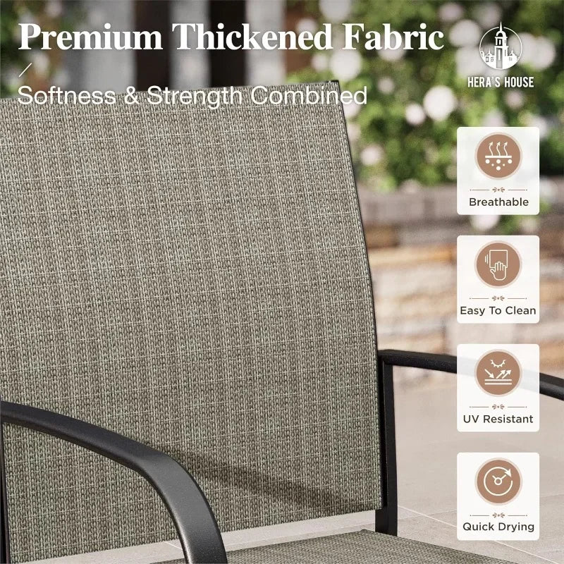 7 Piece Patio Table and Chairs for 6