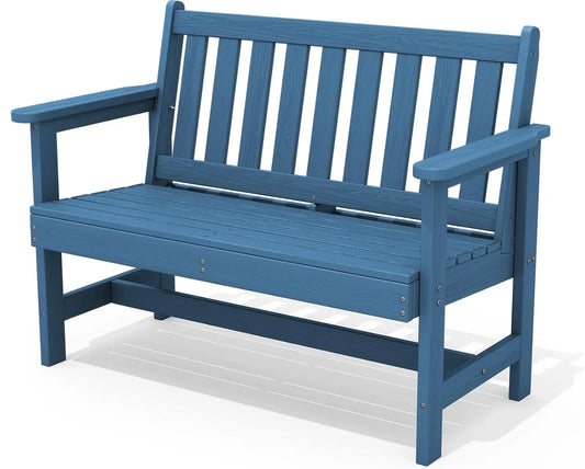 2-Person Outdoor Weatherproof HDPE Garden Bench