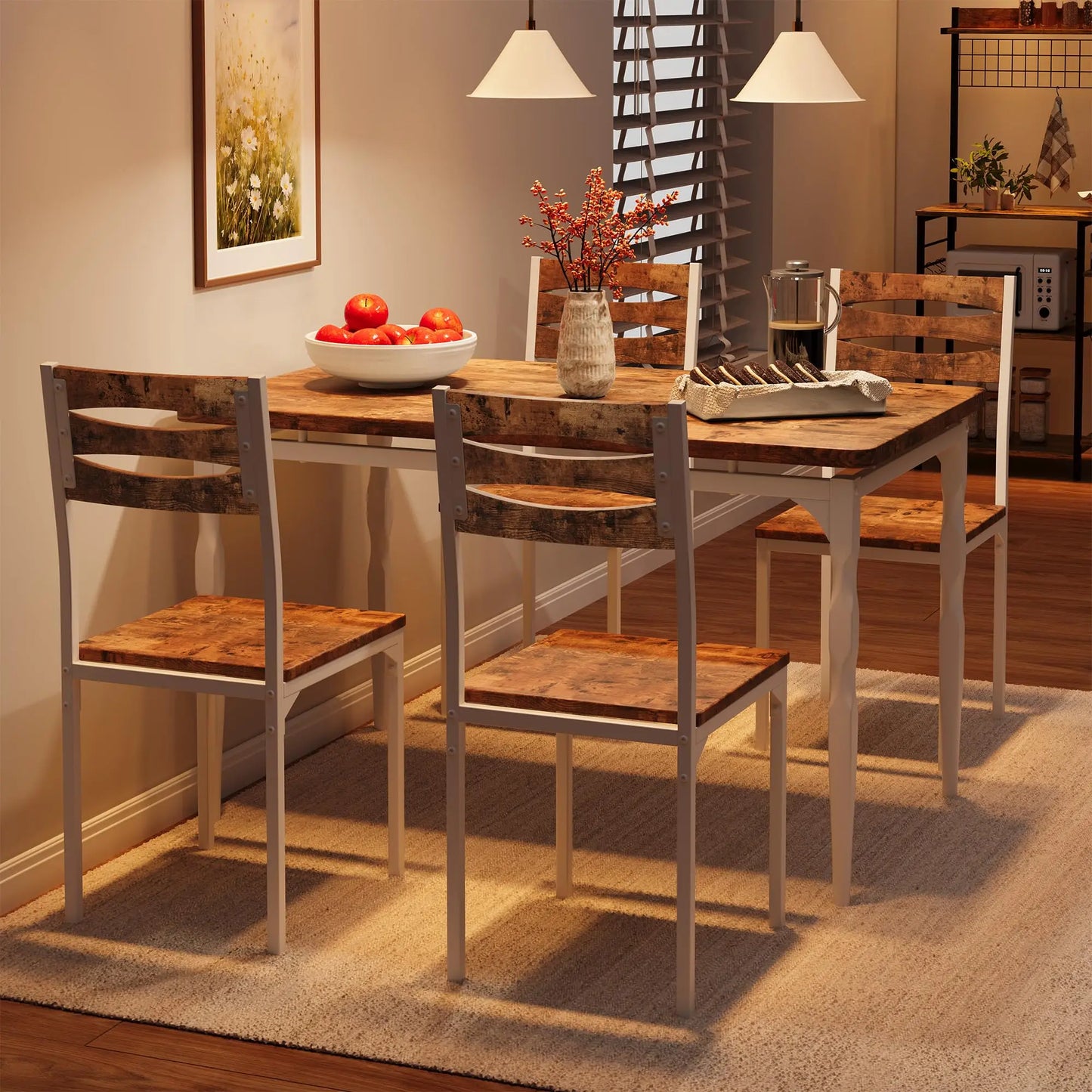 5 Piece Dining Table Set For Small Spaces