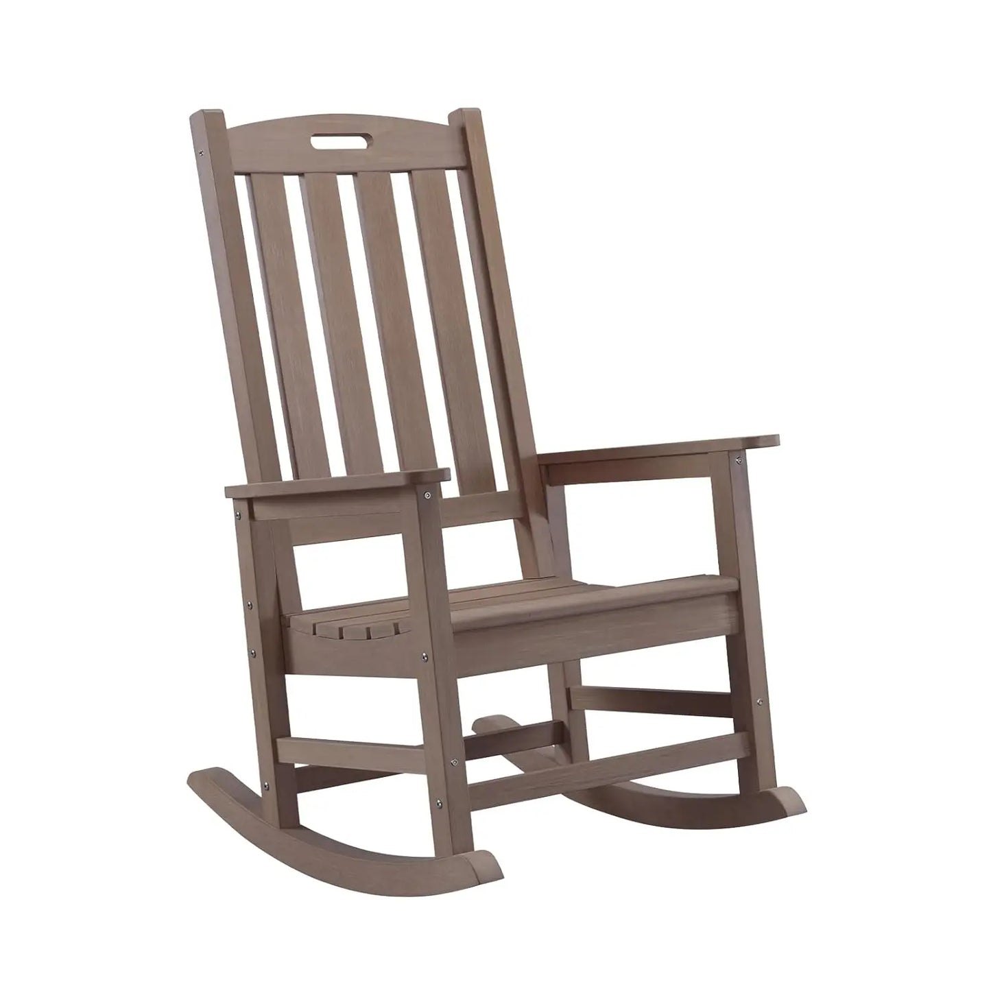 HDPE Weather Resistant Oversized Outdoor Rocking Chair