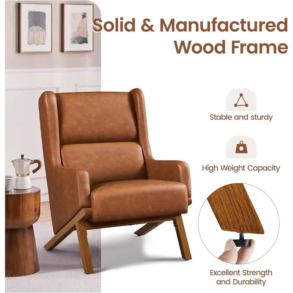 Set of 2 Oversized Recliner  Accent Chairs
