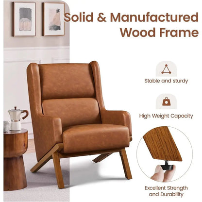 Set of 2 Oversized Recliner  Accent Chairs