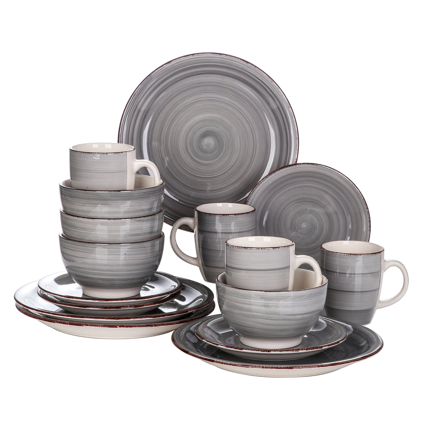 16/32 PCS Porcelain Dinner Set Mix-Color