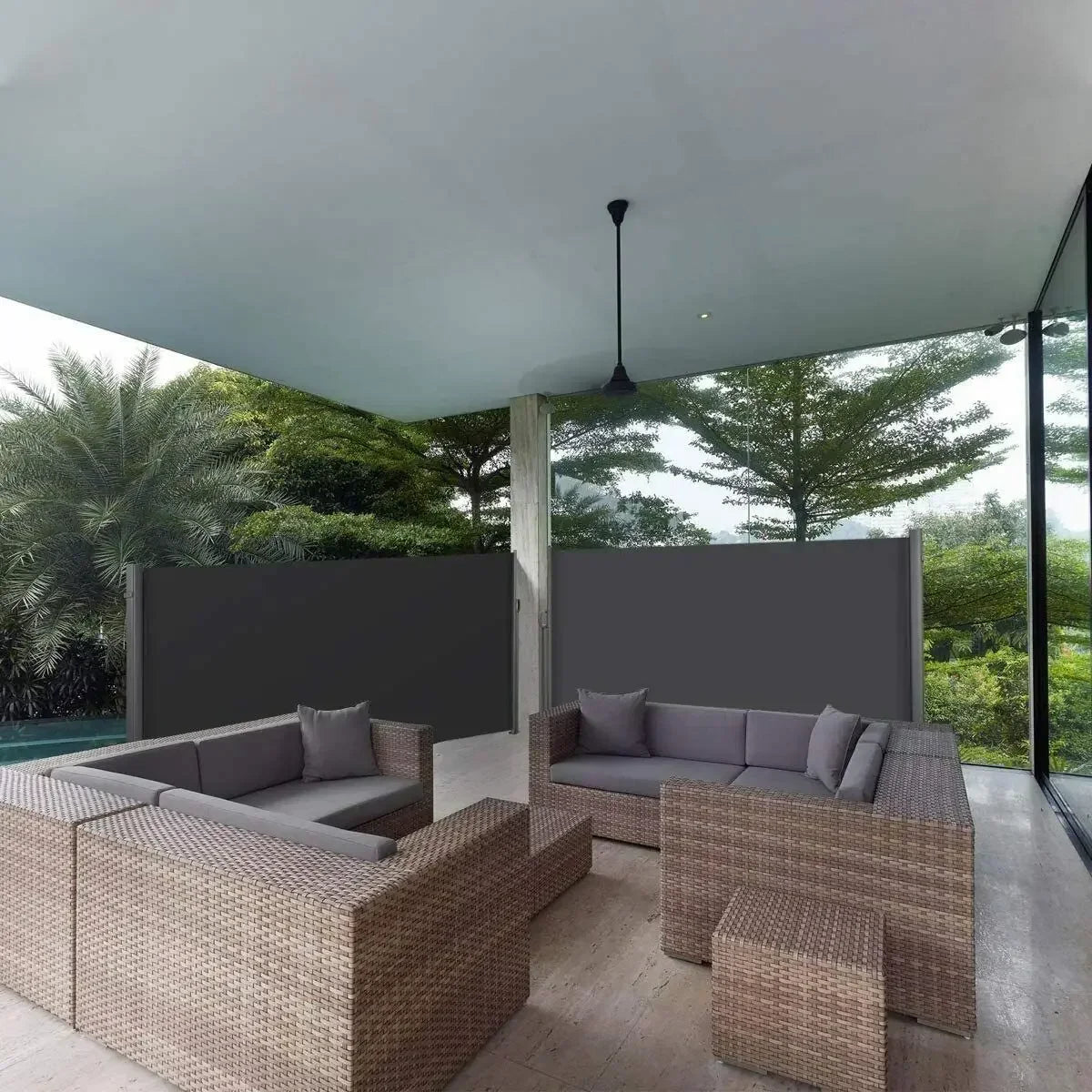 Retractable Side Awning Full Aluminum Rust-Proof