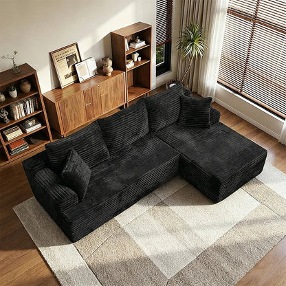 Space Saving L-Shaped Corner Sectional Sofa