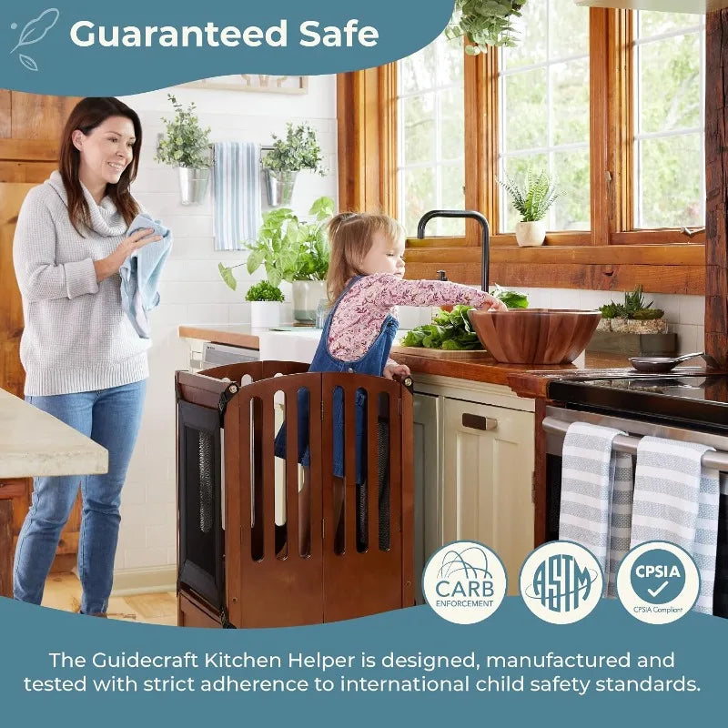 Guidecraft Kitchen Helper® Toddler Tower Step Stool