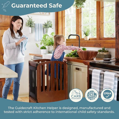 Guidecraft Kitchen Helper® Toddler Tower Step Stool