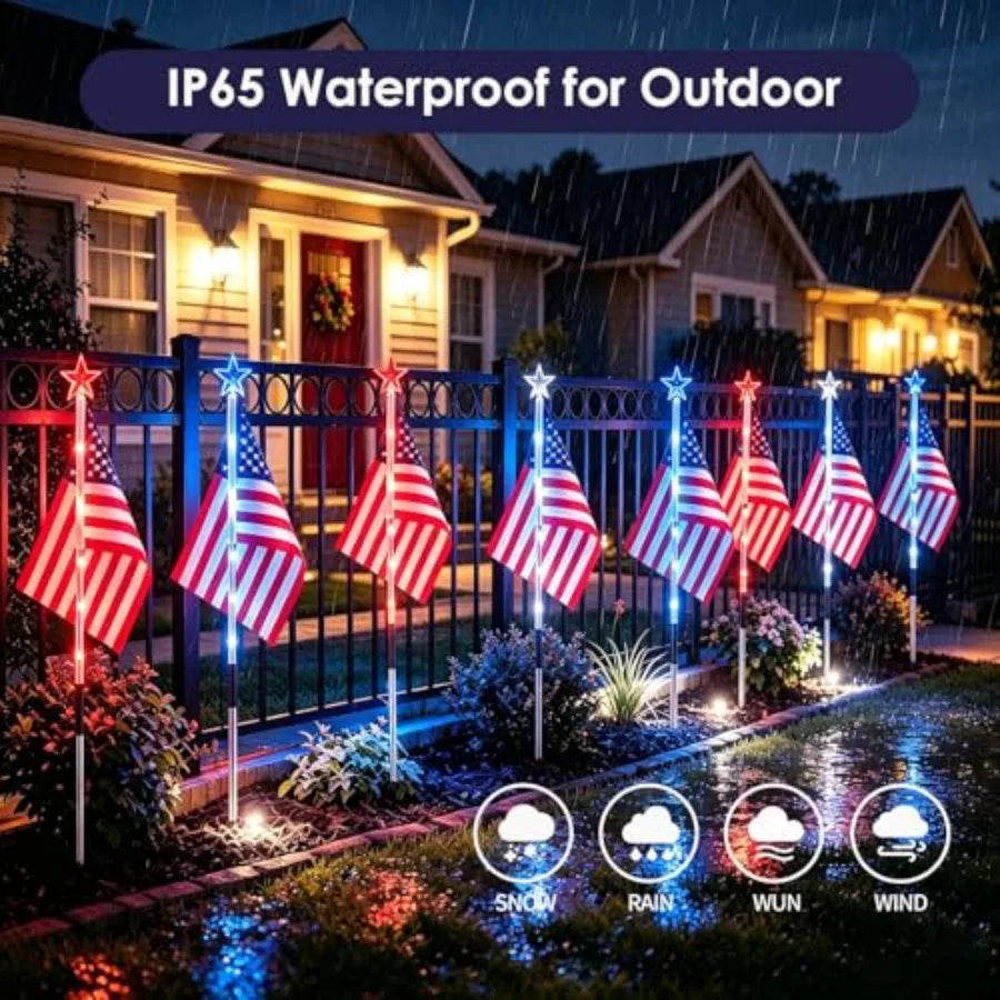American Flag for Outside 4th of July Decorations