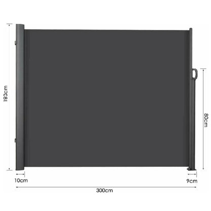 Retractable Side Awning Full Aluminum Rust-Proof