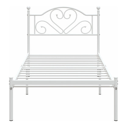 Heavy Duty Metal Twin Bed Frame with Headboard
