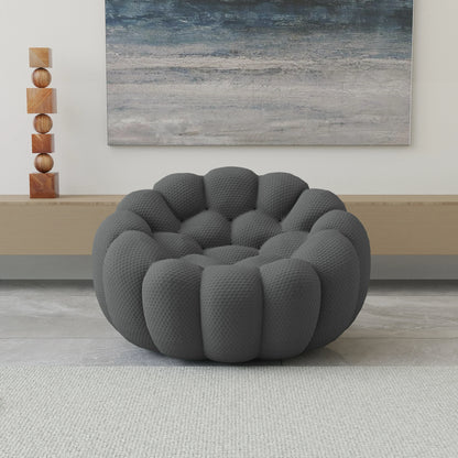 Oversized Football-Shaped Boneless Bubble Chair