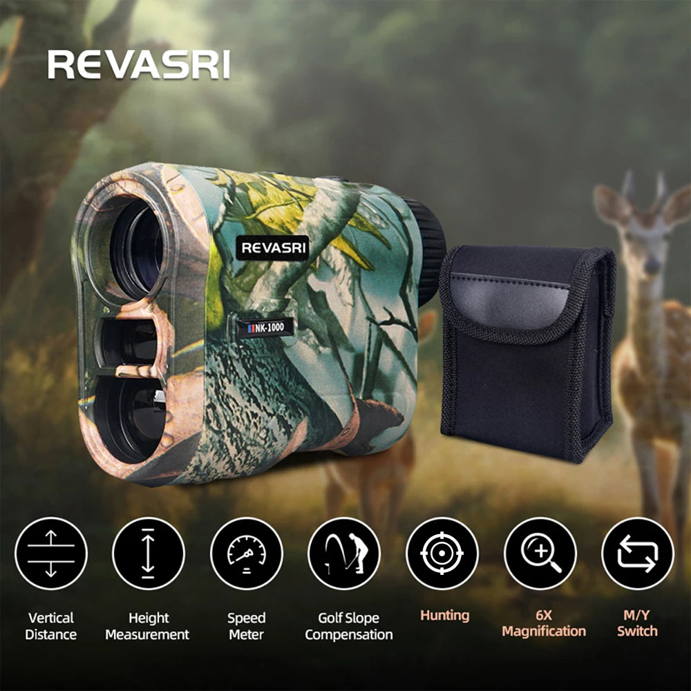 6x 1000M Laser Rangefinder for Hunting or golfing